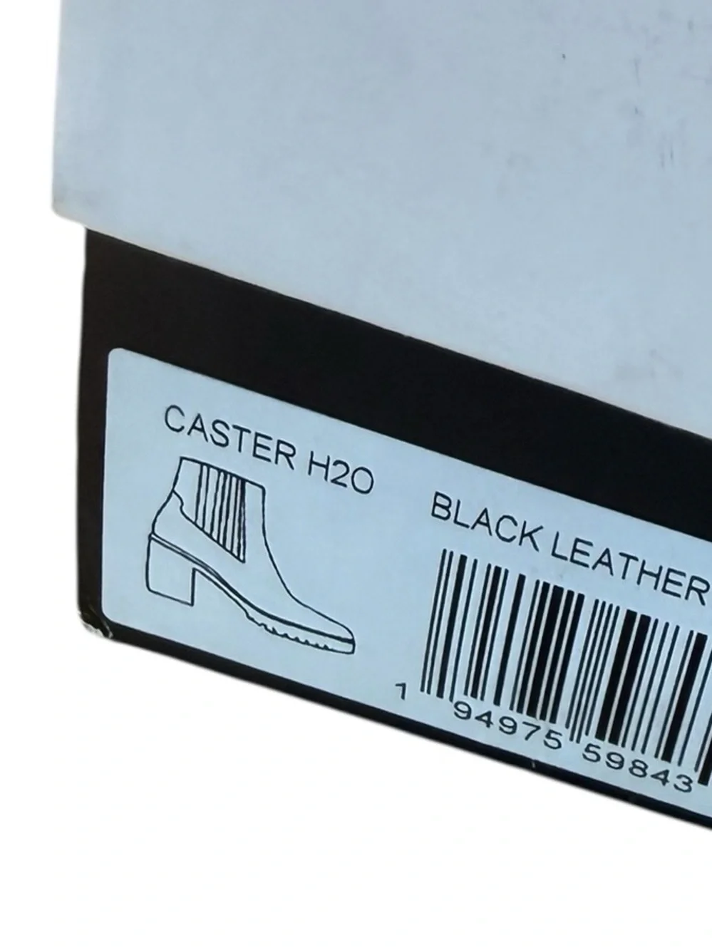Dolce Vita Caster H2O Black Leather Waterproof Lug Sole Boot 8.5 NIB